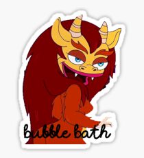 bubble bath Sticker