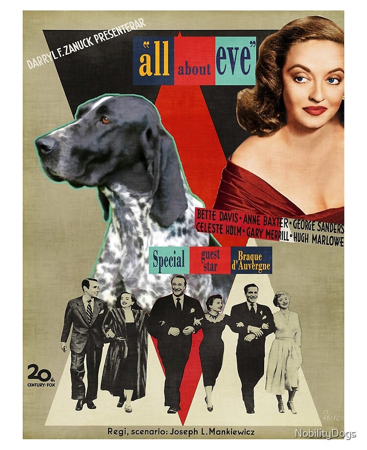 Braque D Auvergne Art All About Eve Movie Poster Ipad Case Skin By Nobilitydogs Redbubble