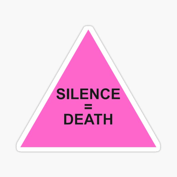 Item preview, Silence = Death designed and sold by mav4.
