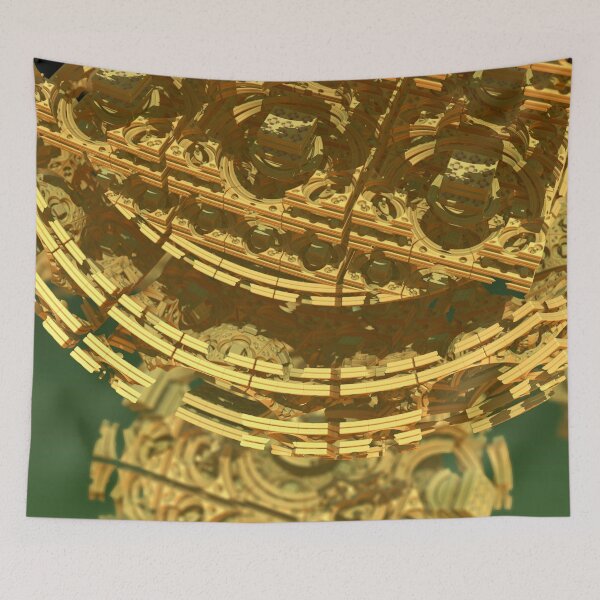 Item preview, Clock fractal digital illustration designed and sold by christianmuller.