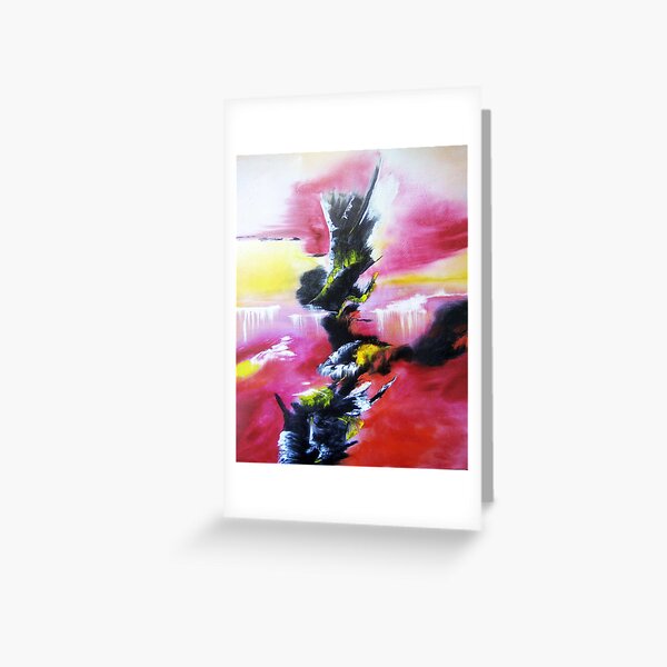 magical waterfalls Greeting Card
