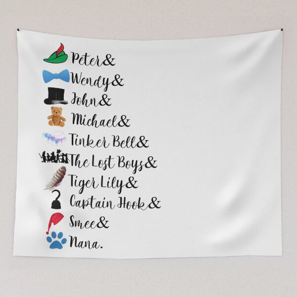 Item preview, Peter Pan Names designed and sold by GiantSquid1.