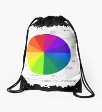Colour Wheel Design Drawstring Bag