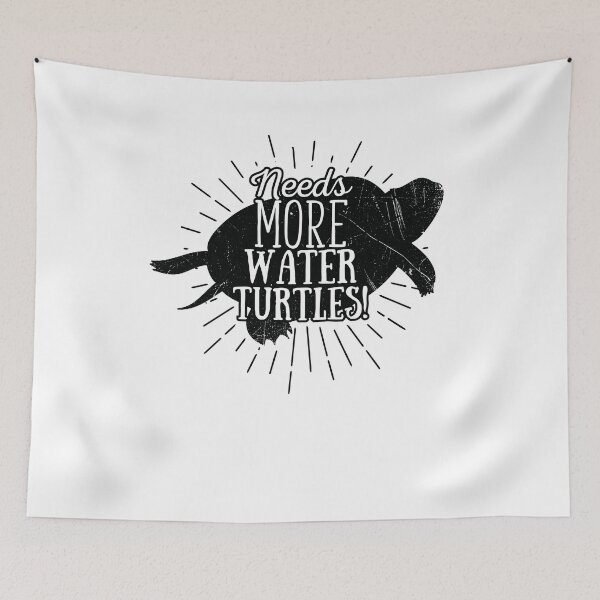 Item preview, Needs More Water Turtles (v2) designed and sold by BlueRockDesigns.
