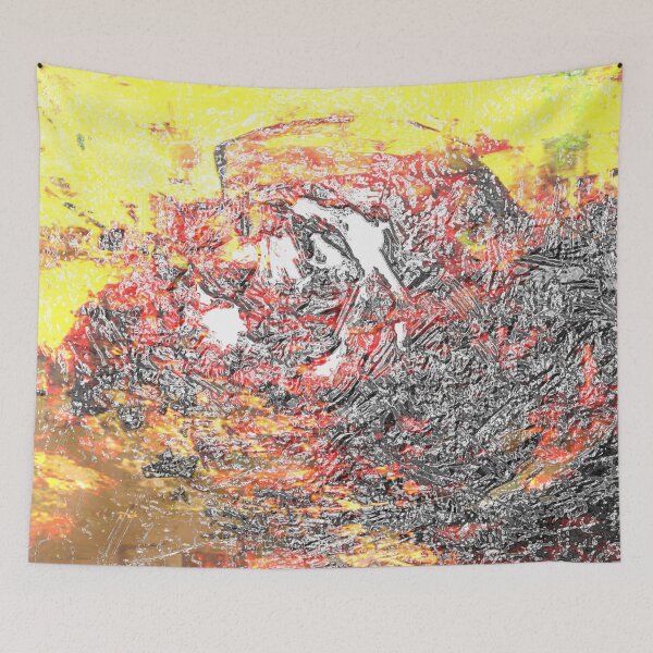 Item preview, lava texture fire material digital illustration designed and sold by christianmuller.