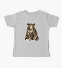 Bear Watercolor Illustration Baby Tee
