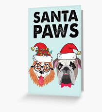 Santa Paws Greeting Card