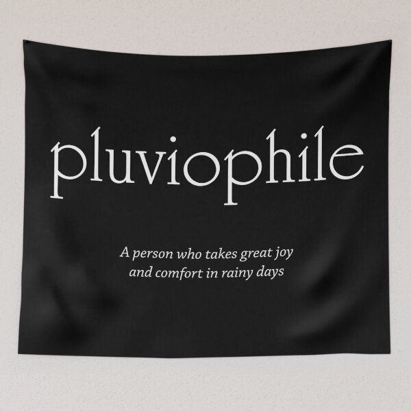 Item preview, Pluviophile - one who enjoys the rain designed and sold by PrettyDanny.