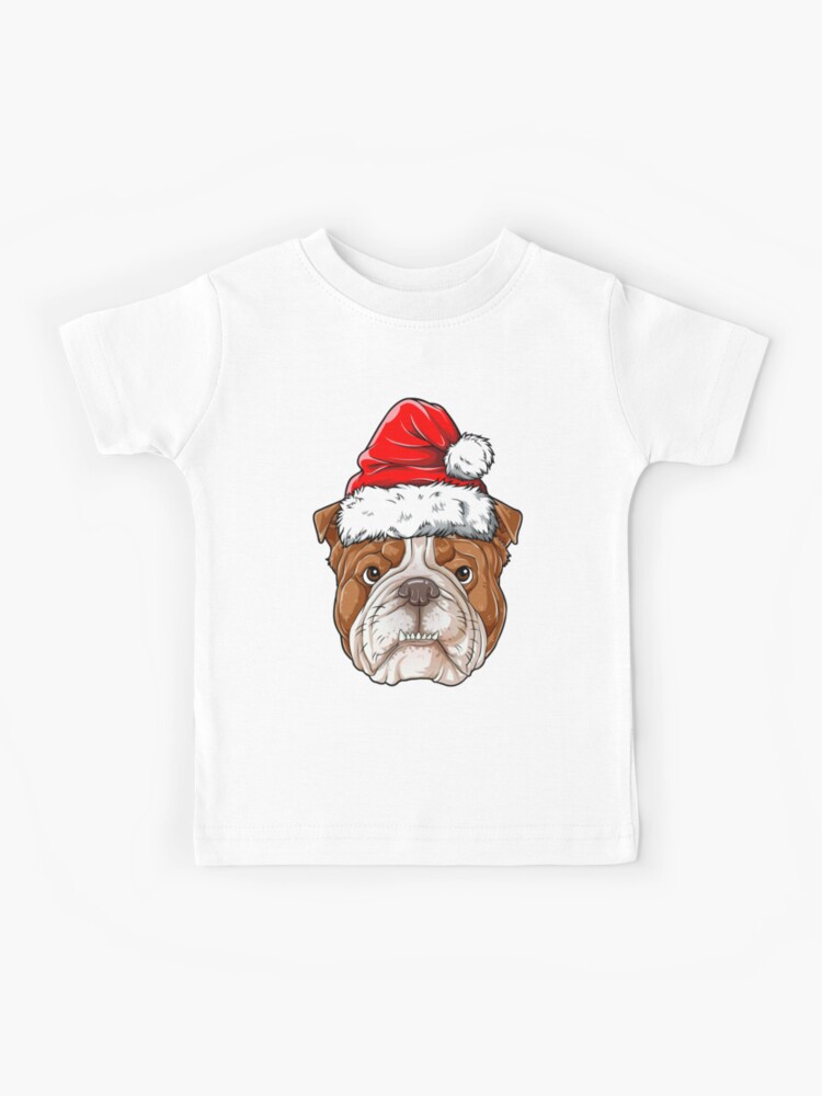 bulldog christmas t shirt