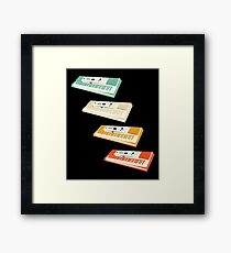Vintage Keyboard T-Shirt Cool Retro Keyboard Player Gift Tee Framed Print