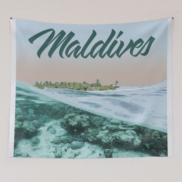 Item preview, Visit The Maldives designed and sold by Mercury Club.