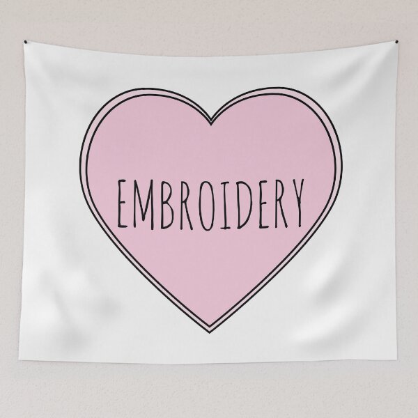 Item preview, Embroidery Heart designed and sold by teesaurus.