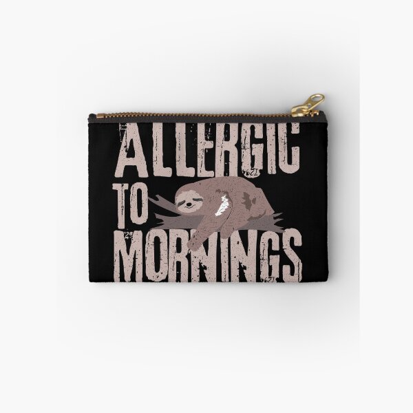 Item preview, Allergic to Mornings Sloth designed and sold by themd-haendler.