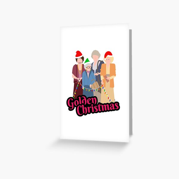 Golden Girls Christmas Xmas Greeting Card