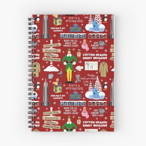 Item preview, Buddy the Elf collage, Red background  designed and sold by Brenda E  Hewitt.