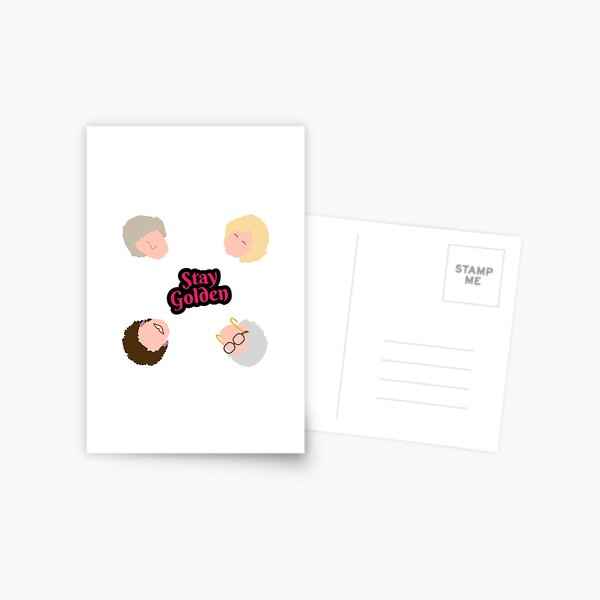 Golden Girls Stay Golden Postcard