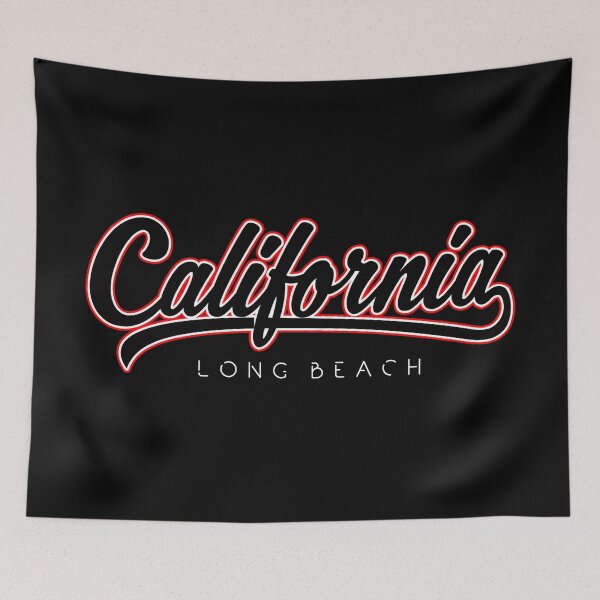 Item preview, Long Beach California Retro Typography designed and sold by EddieBalevo.