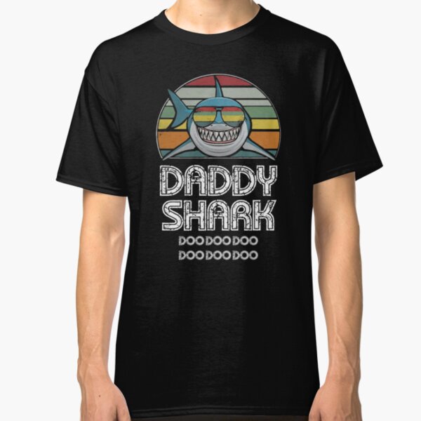 Daddy Shark Retro - For Dark Print Classic T-Shirt