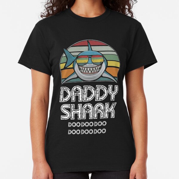 Daddy Shark Retro - For Dark Print Classic T-Shirt