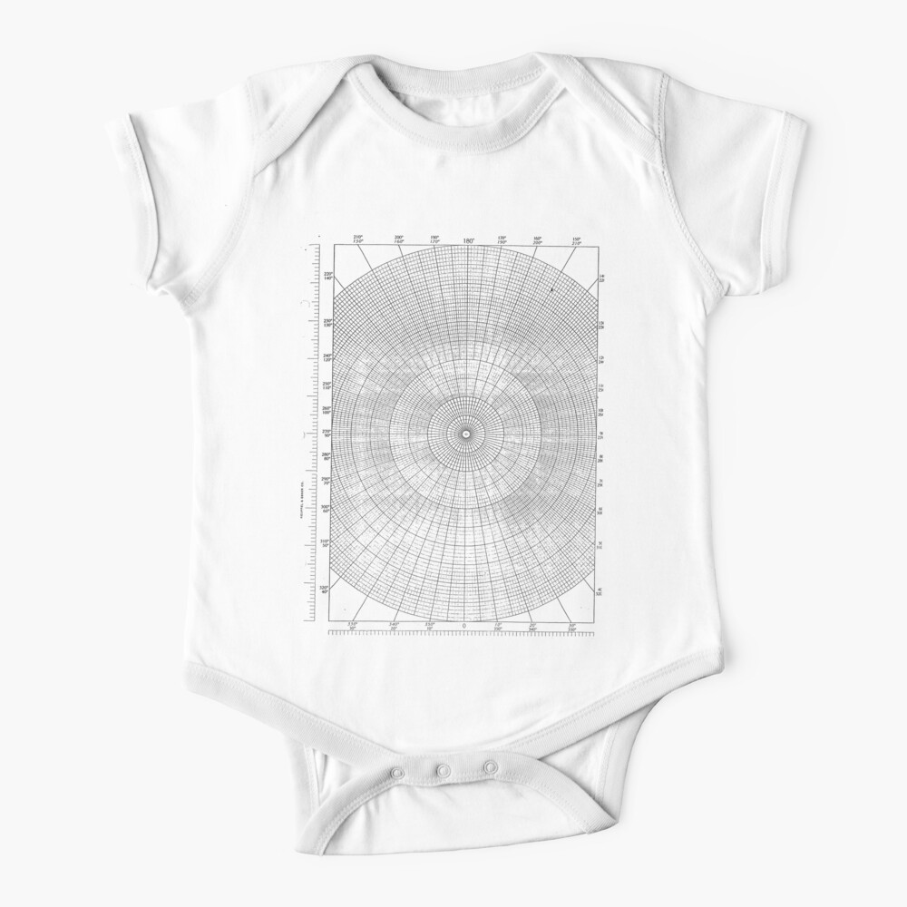 graph paper of polar coordinates, #graph #paper #polar #coordinates #GraphPaper #PolarCoordinates Baby One-Piece