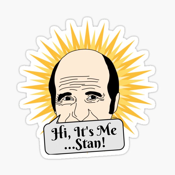 Stan Zbornak Golden Girls Yutz Sticker
