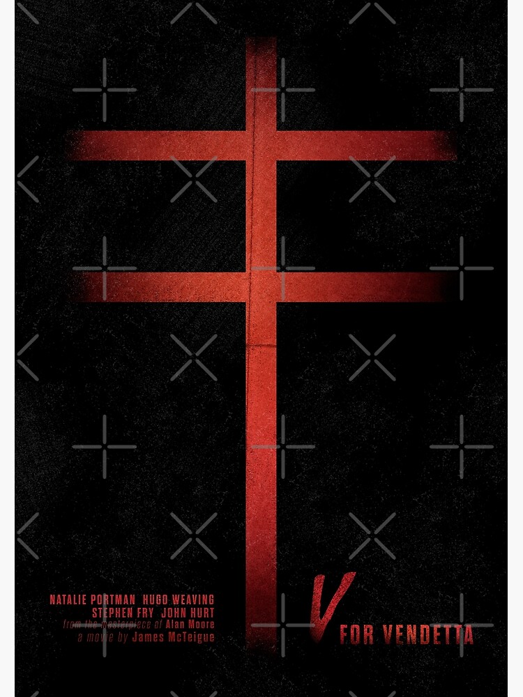 V For Vendetta Minimal Movie Poster For Film With Natalie Portman