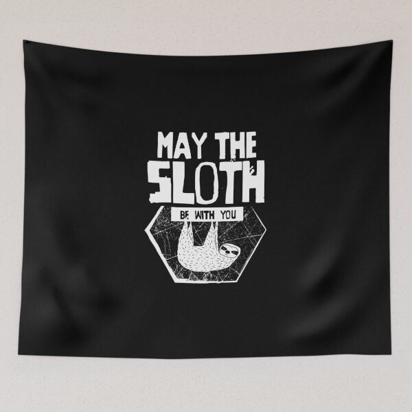 Item preview, May the sloth be with you designed and sold by themd-haendler.