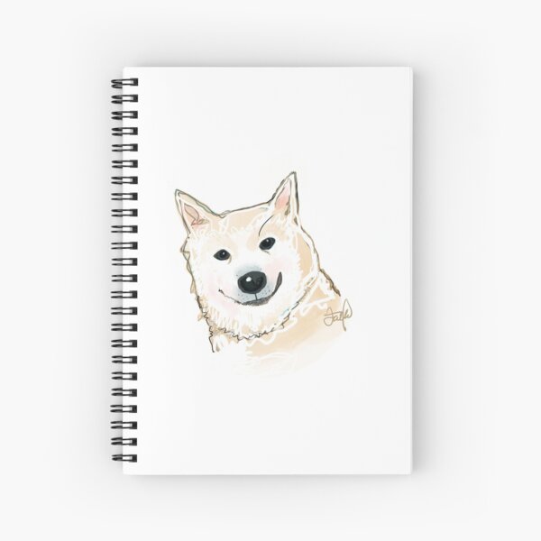 Snowglobe the shiba inu Spiral Notebook