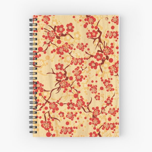 Item preview, Japanese blossom art vector illustration designed and sold by Lara Allport.