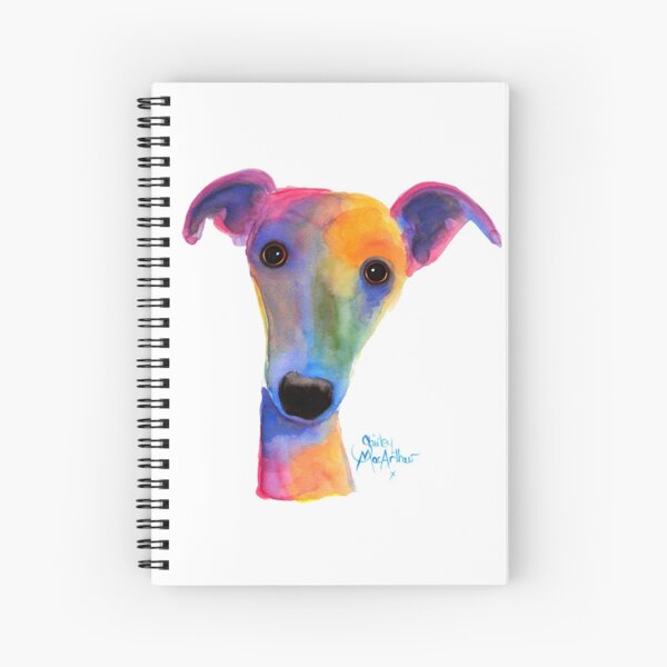 Item preview, WHIPPET / GREYHOUND PRiNT 'PANSY' By Shirley MacArthur designed and sold by Shirley MacArthur Limited.