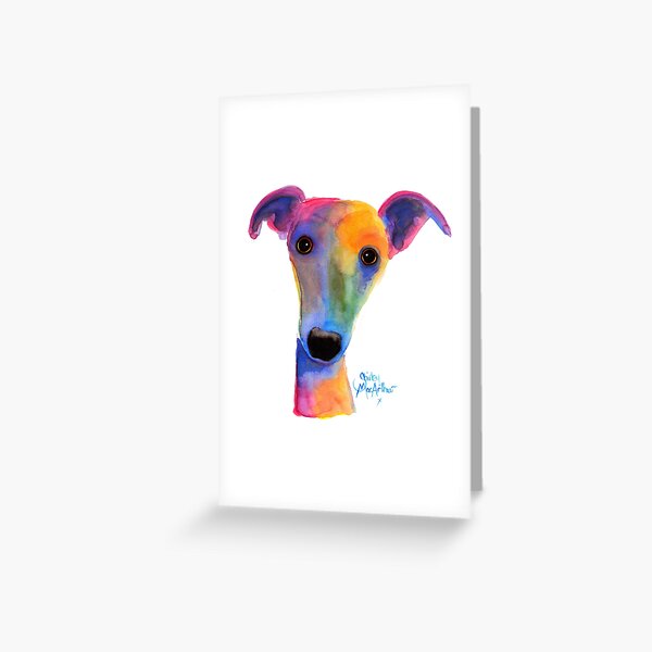 Italian Greyhound Art Greeting Cards Redbubble