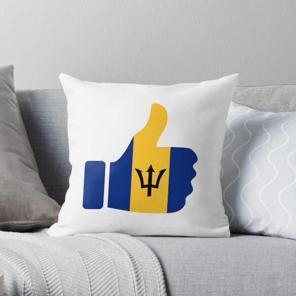 Barbadian Strong Patriotic Girl Throw Pillow Barbados Flag Scarf Bajan Barbados Flag 18x18 Multicolor Barbadian Strong Patriotic Girl Throw Pillow Barbados Flag Scarf Bajan Barbados Flag 18x18 Multicolor