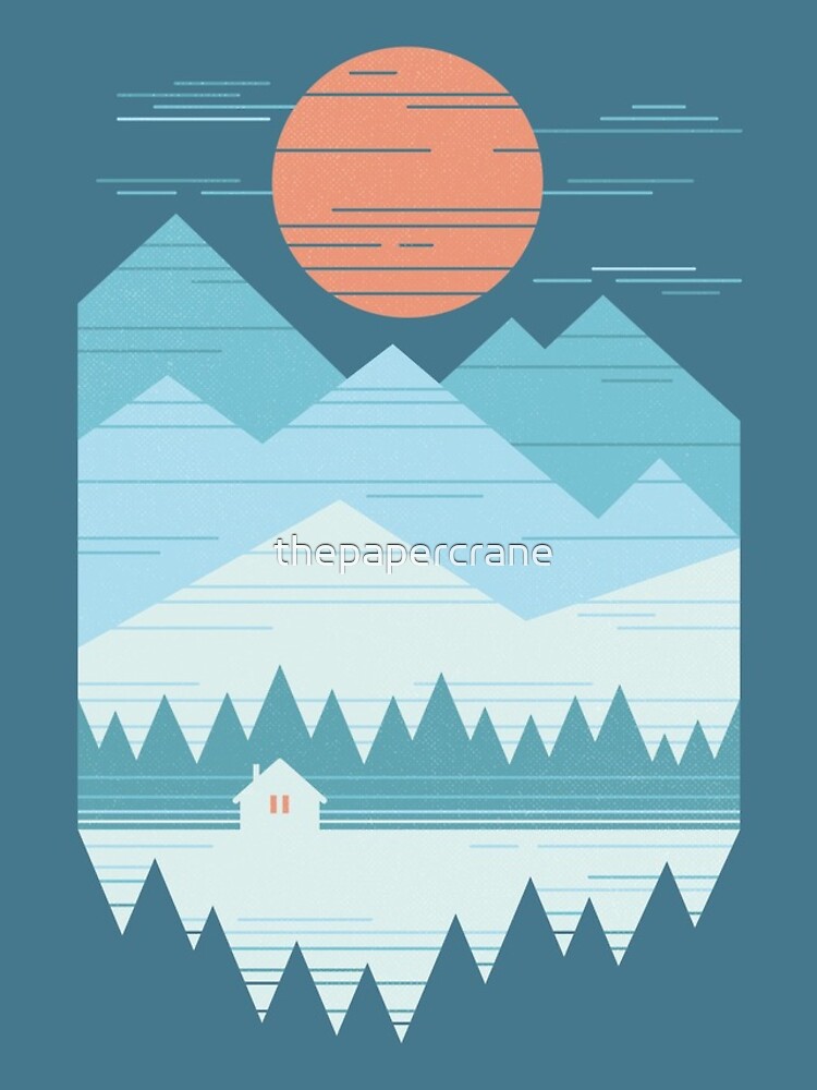Cabin In The Snow by thepapercrane