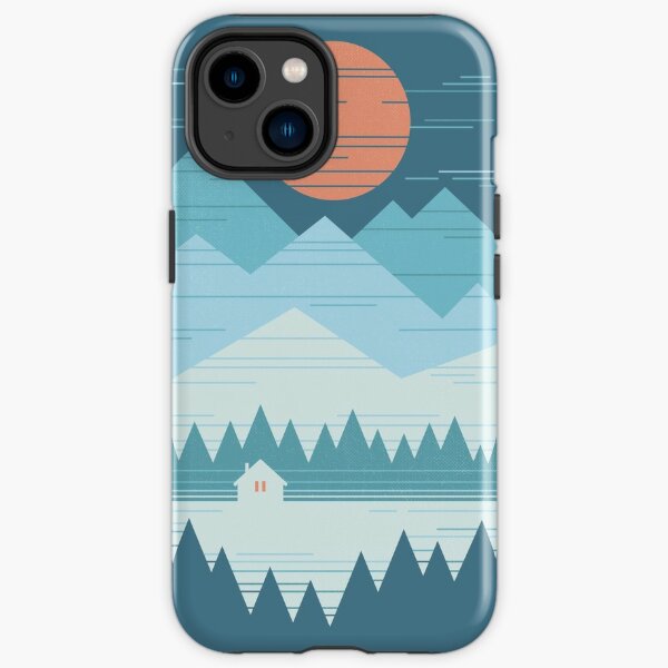 Cabin In The Snow iPhone Tough Case