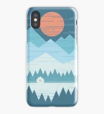 Cabin In The Snow iPhone XS Case