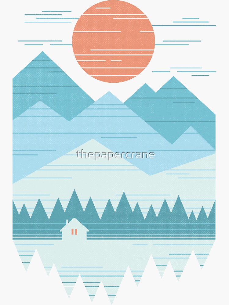 Cabin In The Snow by thepapercrane