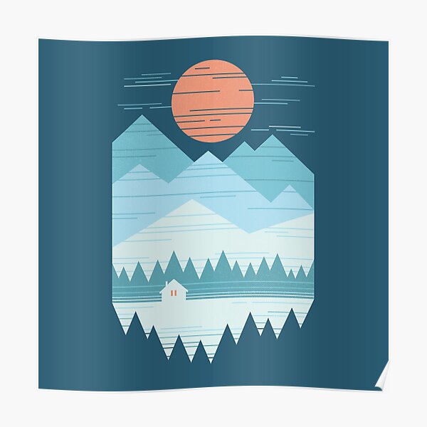 Cabin In The Snow Poster
