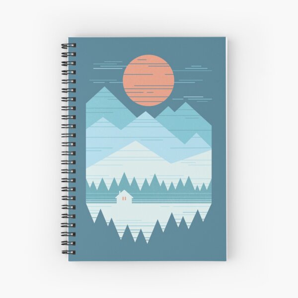 Cabin In The Snow Spiral Notebook