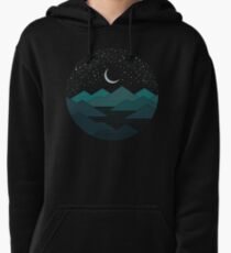 Between The Mountains And The Stars Pullover Hoodie