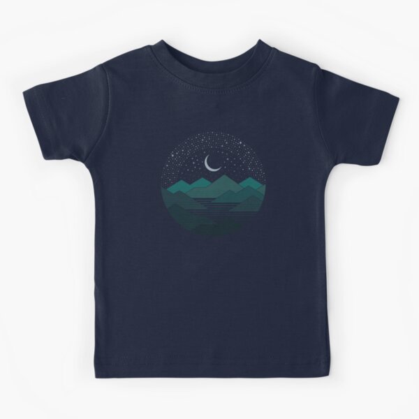 Between The Mountains And The Stars Kids T-Shirt