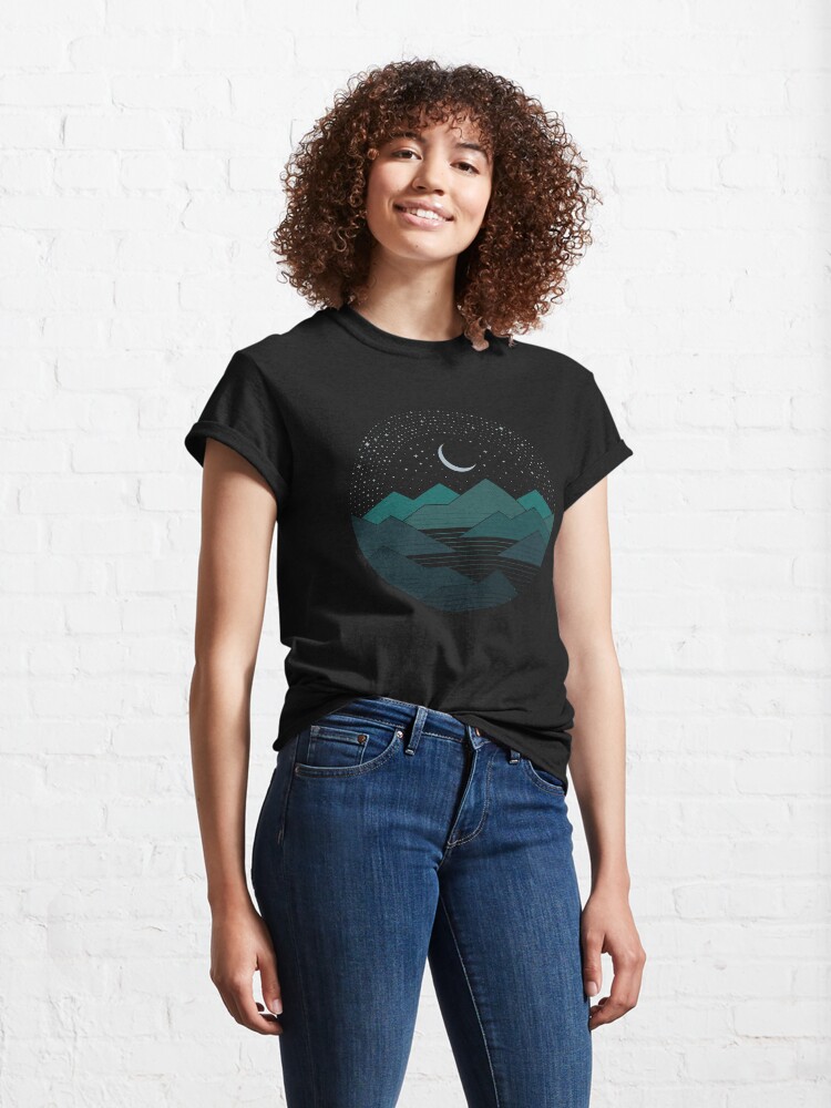 Alternate view of Between The Mountains And The Stars Classic T-Shirt