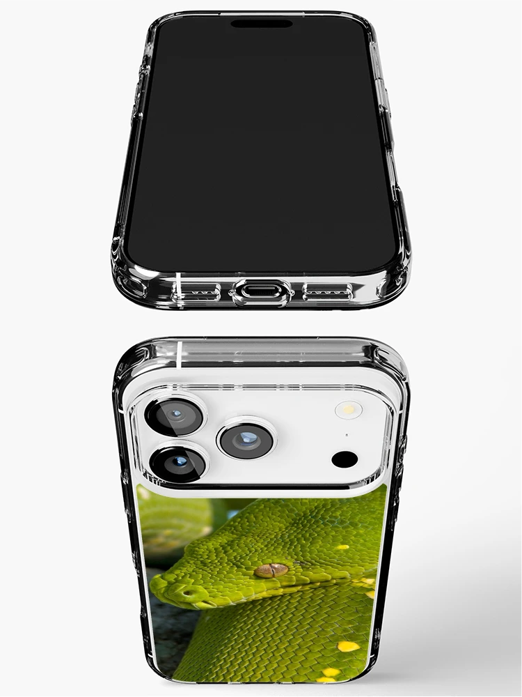 Thumbnail 3 of 5, iPhone Case, Green Tree Python designed and sold by Andrew Goodall.