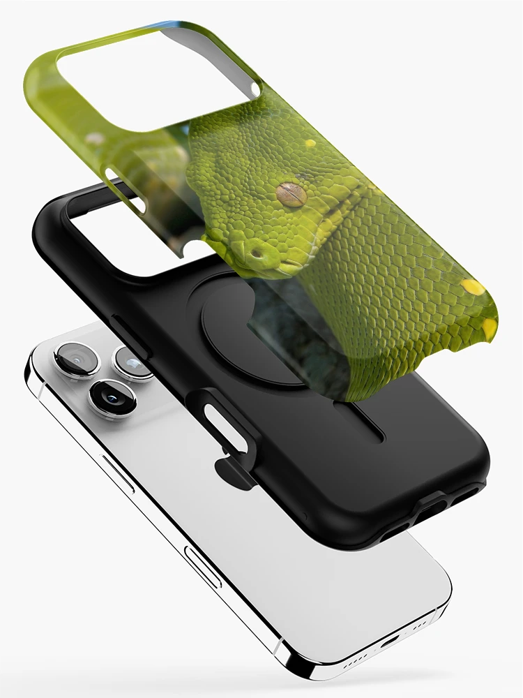 Thumbnail 2 of 4, iPhone Case, Green Tree Python designed and sold by Andrew Goodall.