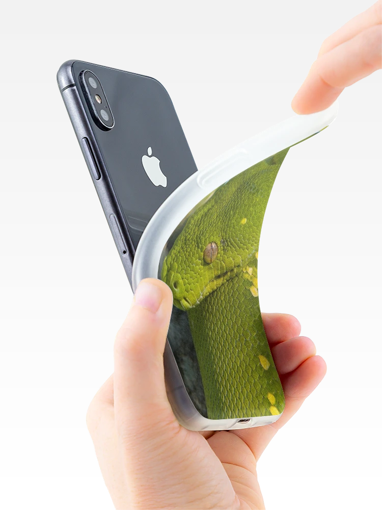 Thumbnail 4 of 5, iPhone Case, Green Tree Python designed and sold by Andrew Goodall.