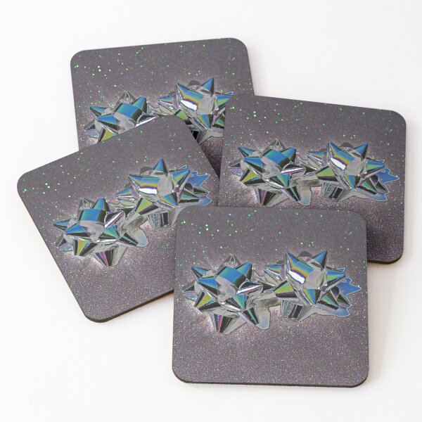 Item preview, Christmas:  Solarized Silver Stars designed and sold by Jen Waltmon.