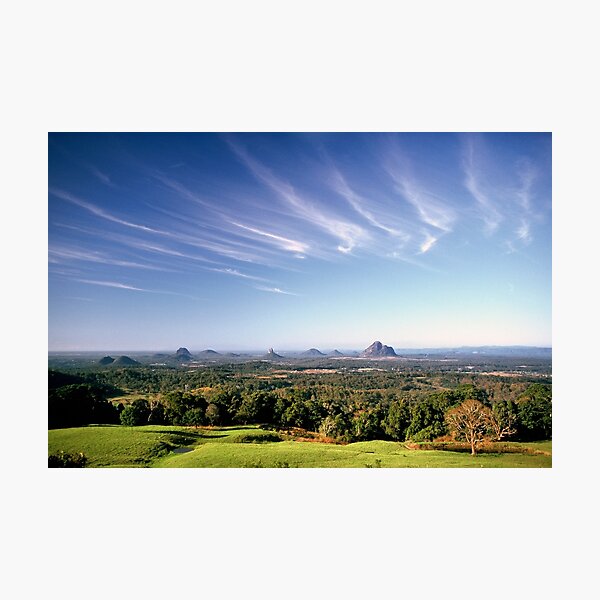 Glasshouse Mountains, Sunshine Coast Hinterland Photographic Print