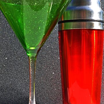 Artwork thumbnail, Christmas: Holiday Martinis Shaken but Not Stirred by Jen Waltmon