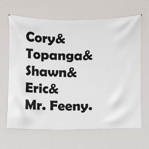 Item preview, Boy Meets World Names designed and sold by GiantSquid1.