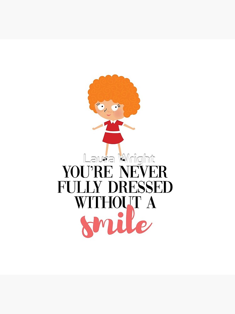 Annie - smile by laurathedrawer