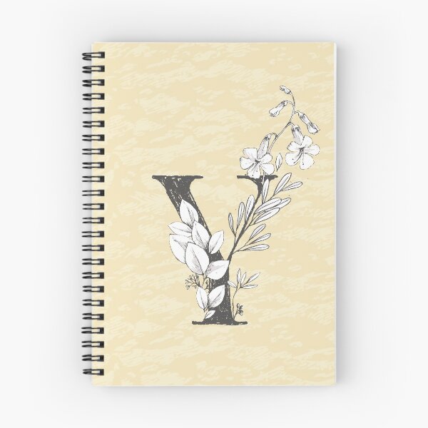 Item preview, Flowered Initials - Lemon - Y designed and sold by Anguru.